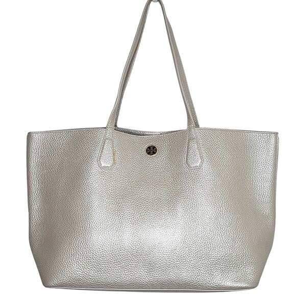 Tory Burch Perry Metallic Tote - Picture 4 of 9